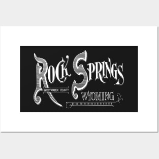 Vintage Rock Springs, WY Posters and Art